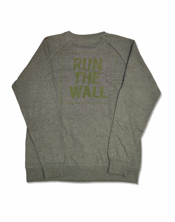 Grey/army RTW crew neck - back