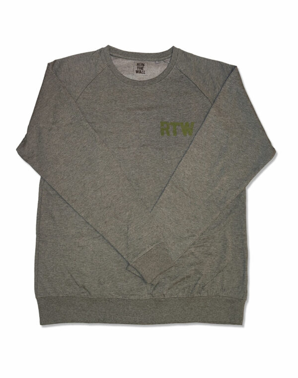 Grey/army RTW crew neck med sleeves