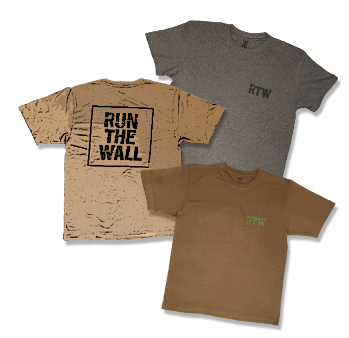 t-shirt fra Run the wall